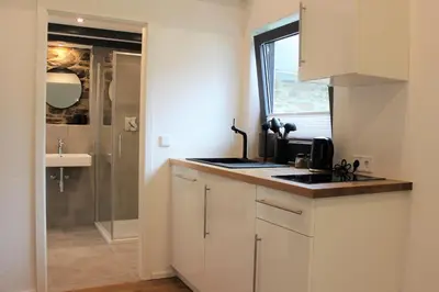 Ein Badezimmer in der Unterkunft Ferienapartment Rebwinkel