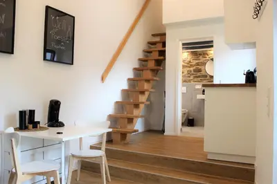 Küche/Küchenzeile in der Unterkunft Ferienapartment Rebwinkel