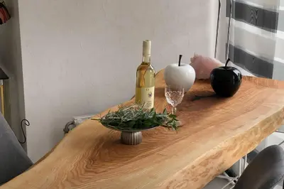 Getränke in der Unterkunft Ferienwohnung Naheblick