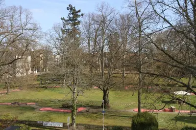 Ein Garten an der Unterkunft Ferienwohnung Naheblick