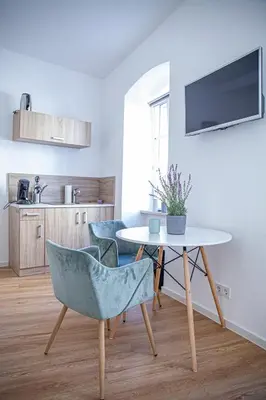 Küche/Küchenzeile in der Unterkunft Apartment Kabinett Zell