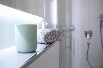 Ein Badezimmer in der Unterkunft Apartment Kabinett Zell