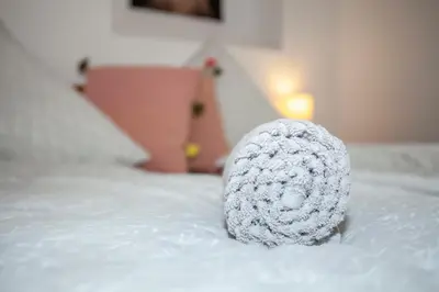 Ein Bett oder Betten in einem Zimmer der Unterkunft Suite Barrique Zell