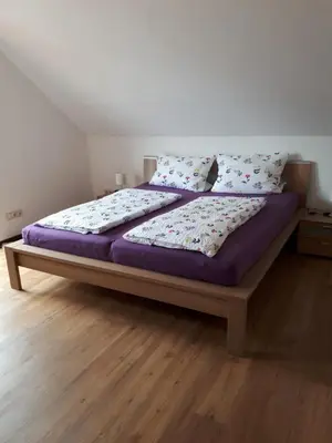 Ein Bett oder Betten in einem Zimmer der Unterkunft Haus Rosi