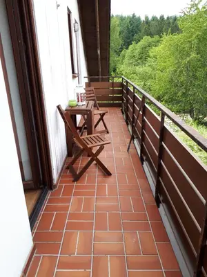 Ein Balkon oder eine Terrasse in der Unterkunft Haus Rosi
