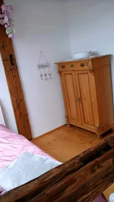 Ein Bett oder Betten in einem Zimmer der Unterkunft Landhaus im Hunsrück