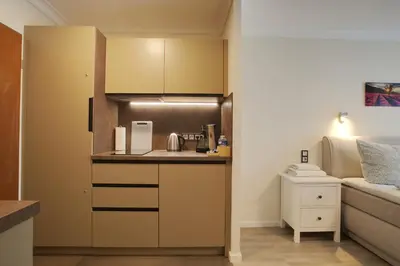 Küche/Küchenzeile in der Unterkunft S.F.C. Apartments