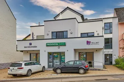 Das Gebäude in dem sich die Ferienwohnung befindet