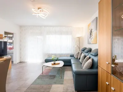 Ein Sitzbereich in der Unterkunft Apartment Horizont - B1014 by Interhome