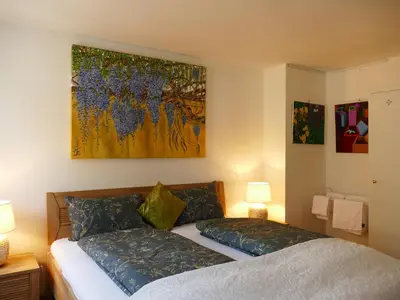 Ein Bett oder Betten in einem Zimmer der Unterkunft Katrin-Cara Mia Ferienwohnung