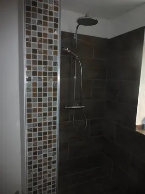 Ein Badezimmer in der Unterkunft Ferienunterkunft Vulkaneifel - Baltes-Haus