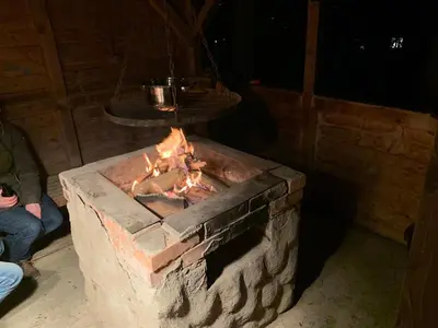 Grundriss der Unterkunft Holzhaus auf 2000qm in traumhafter Lage, KEINE Partygruppen