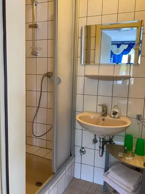Ein Badezimmer in der Unterkunft Holiday Apartment mit Moselblick im Moselhaus