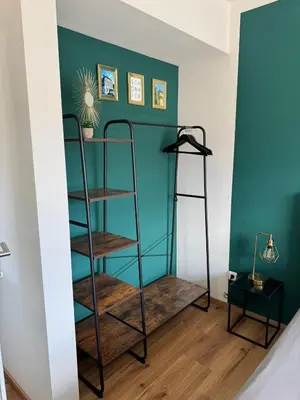 Ein Etagenbett oder Etagenbetten in einem Zimmer der Unterkunft Ferienhaus Hunsrückliebe