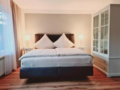 Ein Bett oder Betten in einem Zimmer der Unterkunft Moseltraum