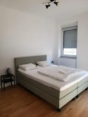 Ein Bett oder Betten in einem Zimmer der Unterkunft Haus Alte Metzgerei - im Herzen der Altstadt
