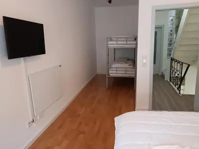 Ein Bett oder Betten in einem Zimmer der Unterkunft Haus Alte Metzgerei - im Herzen der Altstadt