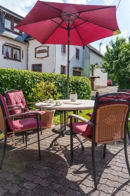 Ein Garten an der Unterkunft Dinkel Haus an der Mosel