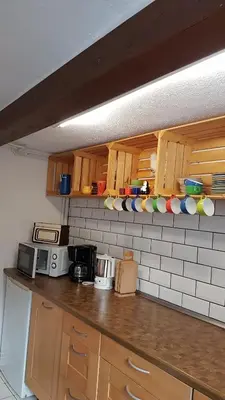 Küche/Küchenzeile in der Unterkunft Landhaus Eifel