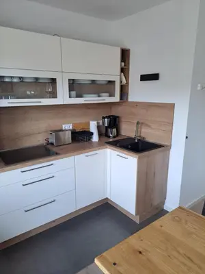 Küche/Küchenzeile in der Unterkunft Haus Weingarten