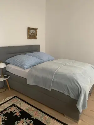 Ein Bett oder Betten in einem Zimmer der Unterkunft Ziel