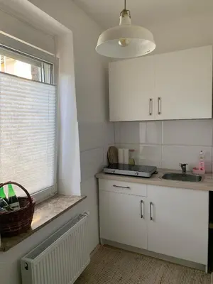 Küche/Küchenzeile in der Unterkunft Ziel