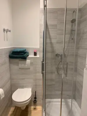 Ein Badezimmer in der Unterkunft Ziel