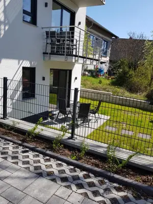 Das Gebäude in dem sich die Ferienwohnung befindet