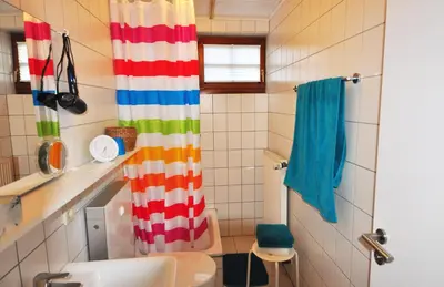 Ein Badezimmer in der Unterkunft Ferienwohnung Nöthen