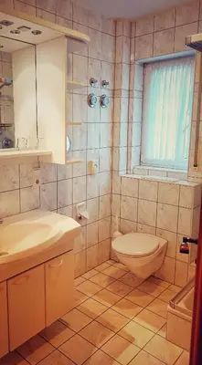 Ein Badezimmer in der Unterkunft Ferienwohnung Sewenig
