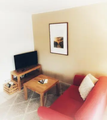 TV/Unterhaltungsangebot in der Unterkunft Ferienwohnung Sewenig