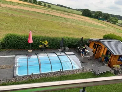 Der Swimmingpool an oder in der Nähe von Haus Sonnenschein