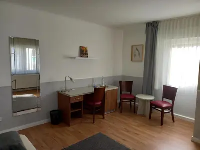 Ein Sitzbereich in der Unterkunft Ferienhaus Heiner und Walter