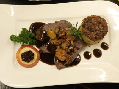 Essen im Hotel oder in der Nähe