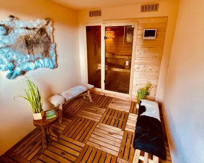 Ein Bett oder Betten in einem Zimmer der Unterkunft Villa Vorkastell