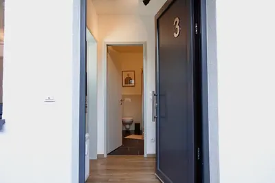 Grundriss der Unterkunft Modernes Studio-Apartment mit privatem Stellplatz für bis zu 4 Personen nur wenige Minuten zur Mosel & Stadt