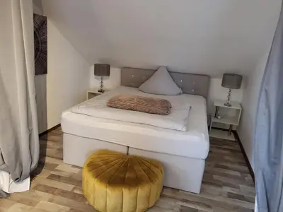 Ein Bett oder Betten in einem Zimmer der Unterkunft Lounge 4 Singleapartment