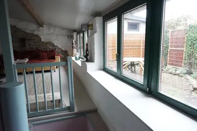 Ein Balkon oder eine Terrasse in der Unterkunft House Kellisch 1822