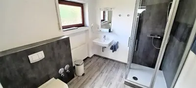 Ein Badezimmer in der Unterkunft Ferienwohnungen Petrisberg