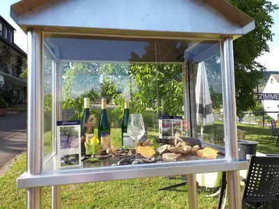 Ein Garten an der Unterkunft Ferienwohnung Moselnest
