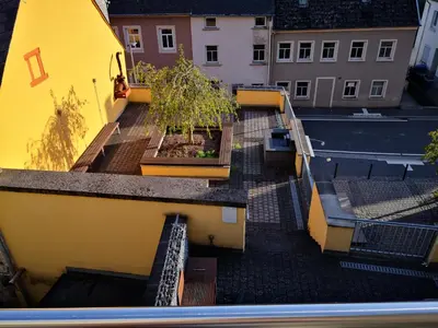 Das Gebäude in dem sich die Ferienwohnung befindet
