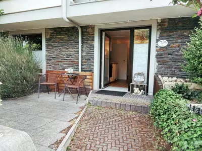 Das Gebäude in dem sich die Ferienwohnung befindet
