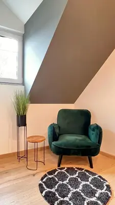 Ein Sitzbereich in der Unterkunft H-85 SUITES LEVEL 5/10