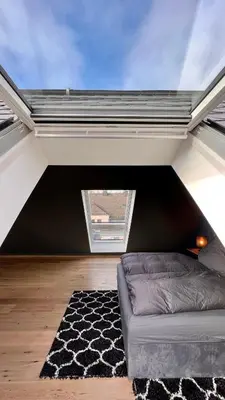 Ein Sitzbereich in der Unterkunft H-85 SUITES LEVEL 5/10