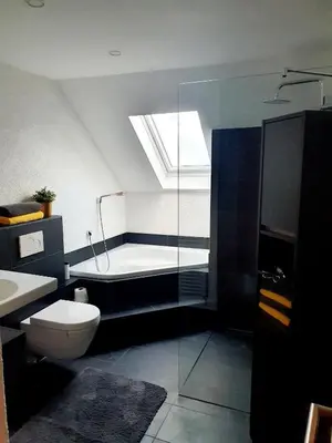 Ein Bett oder Betten in einem Zimmer der Unterkunft Fewo Eifelhöhe