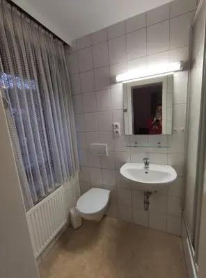 Ein Badezimmer in der Unterkunft Gasthaus L&A Kunz