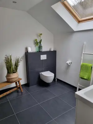 Ein Badezimmer in der Unterkunft B&B Am Sahrbach