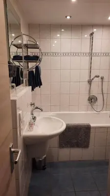 Ein Badezimmer in der Unterkunft Ferienwohnung Roter Riesling