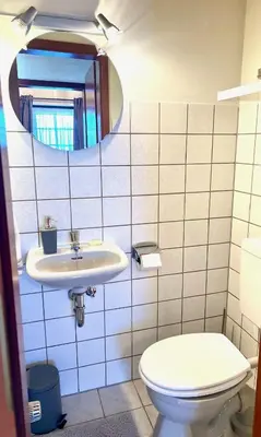Ein Badezimmer in der Unterkunft Kleine Eifelperle Gönnersdorf