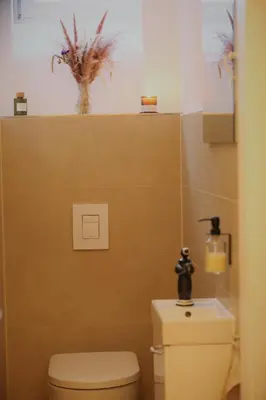 Ein Badezimmer in der Unterkunft Villa Adelinde